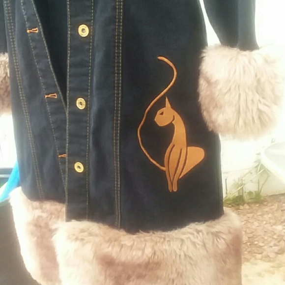 Baby Phat Jean and Fur Coat/Dress - Picture 5 of 6